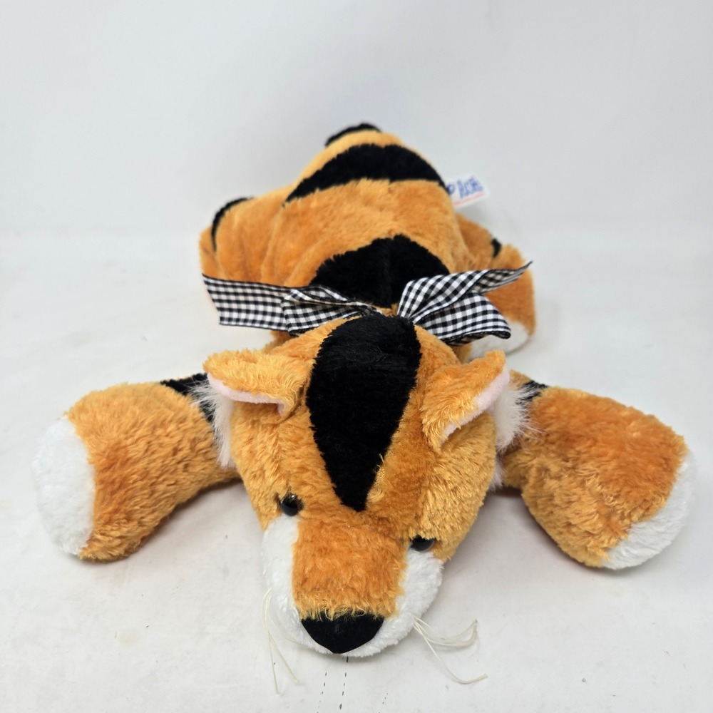 Mary Meyer Flip Flops Tiger Plush Stuffed Animal Orange Black Striped 12 Inch‎